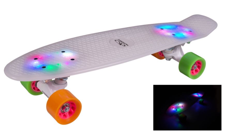Slika Skateboard Hudora Retro Rainglow