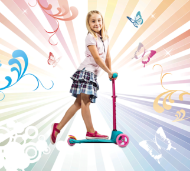 Slika Romobil Hudora Flitzkids, 2.0, Skate Wonders