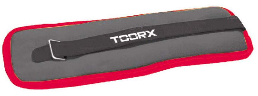 Slika Manžetni utezi Toorx za ruke ili noge 2 x 2 kg