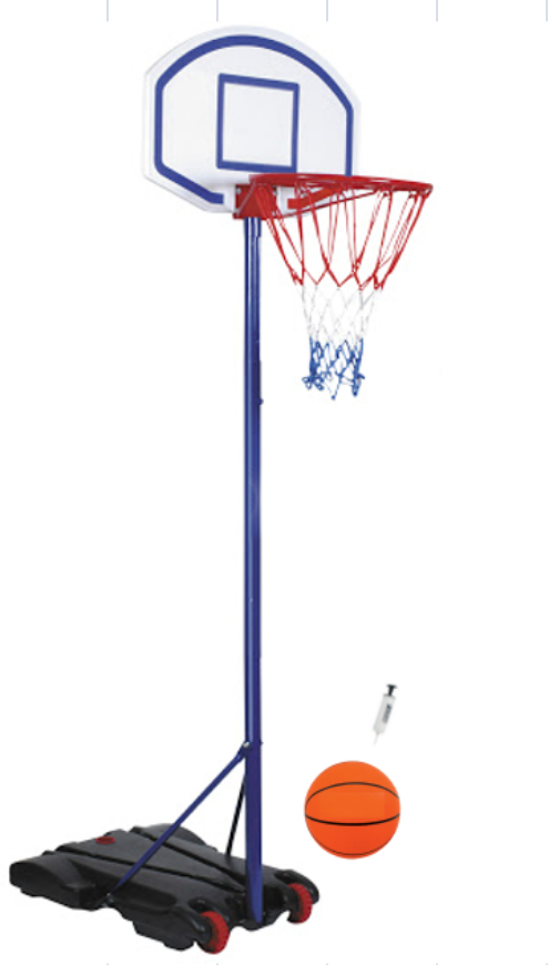 Slika Samostojeći koš za košarku Legoni Home Star 205 cm s loptom i pumpom