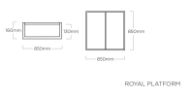 Slika Lunge stol Kettler Royal Platform TEAK