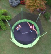 Slika Trampolin LEGONI FUN sa zaštitnom mrežom 244 cm, zelen