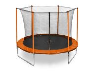 Slika Trampolin LEGONI FUN sa zaštitnom mrežom 244 cm, narančasti