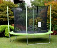 Slika Trampolin LEGONI FUN sa zaštitnom mrežom 305 cm, zelen