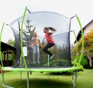 Slika Trampolin LEGONI SPACE sa zaštitnom mrežom 305 cm , zeleni