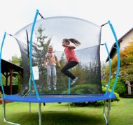 Slika Trampolin LEGONI SPACE sa zaštitnom mrežom 425 cm, plavi