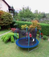 Slika Trampolin LEGONI SPACE sa zaštitnom mrežom 425 cm, plavi