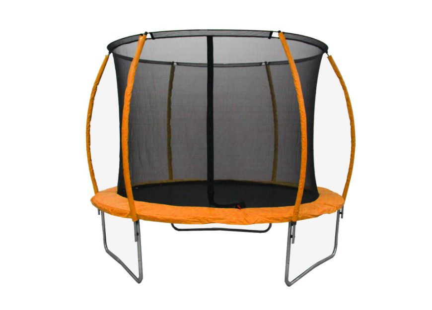 Slika Trampolin LEGONI SPACE sa zaštitnom mrežom 366 cm, narančasti