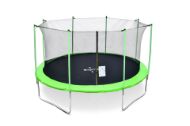 Slika Trampolin LEGONI FUN sa zaštitnom mrežom 366 cm, zelen