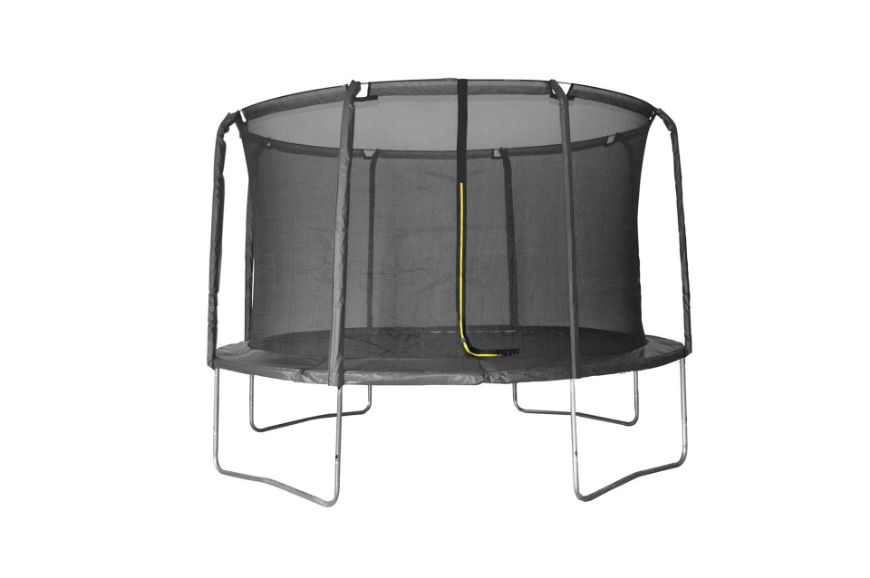 Slika Trampolin LEGONI AERO sa zaštitnom mrežom 366 cm, crni