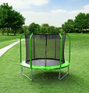 Slika Trampolin LEGONI AERO sa zaštitnom mrežom 305 cm, zelen