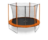 Slika Trampolin LEGONI FUN z zaščitno mrežo 305 cm, oranžen